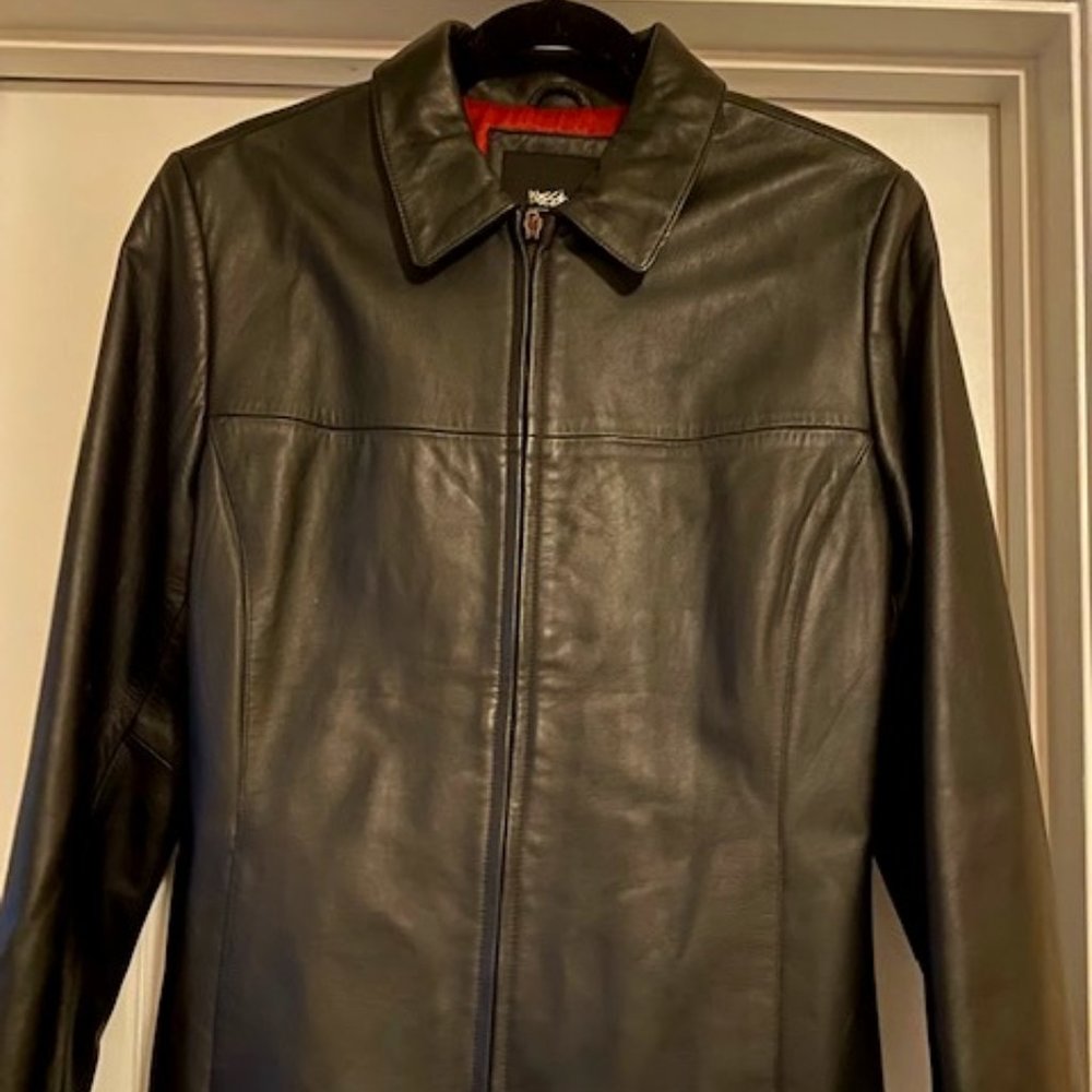 Men's Black Leather Jacket